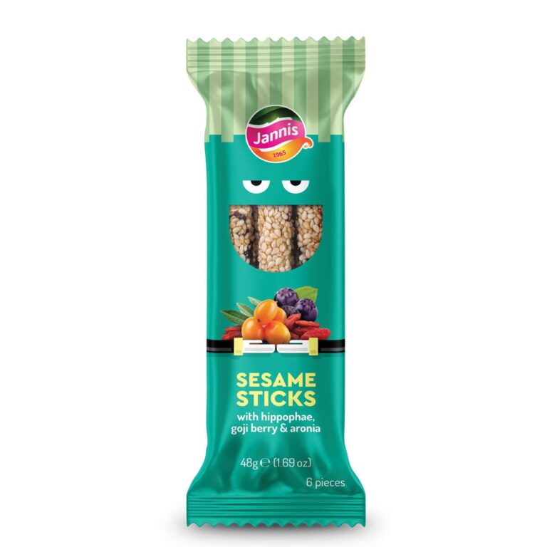 Sesame Sticks with Hippophae, Goji Berry & Aronia 48g